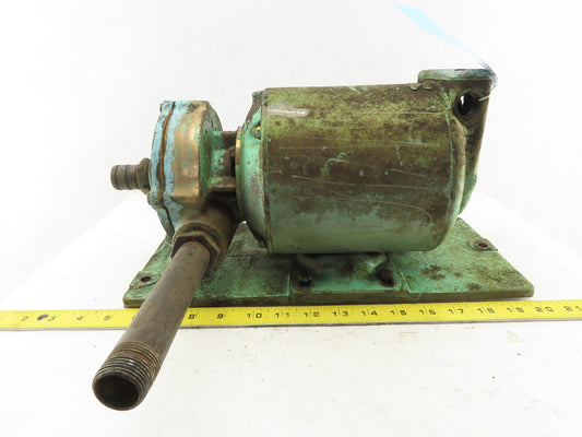 Gusher D-501-C 1/4Hp Centrifugal Brass Pump 220/440V 3Ph 1500/1800 RPM