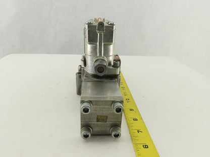 Parker L-215-53-102 Valvair Pneumatic Dual Piloted Valve 120V Override