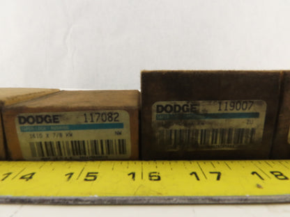 Dodge 119009 Taper Lock Bushing Assortment 3/4" 1" 7/8" Bores All NIB Lot Of 9