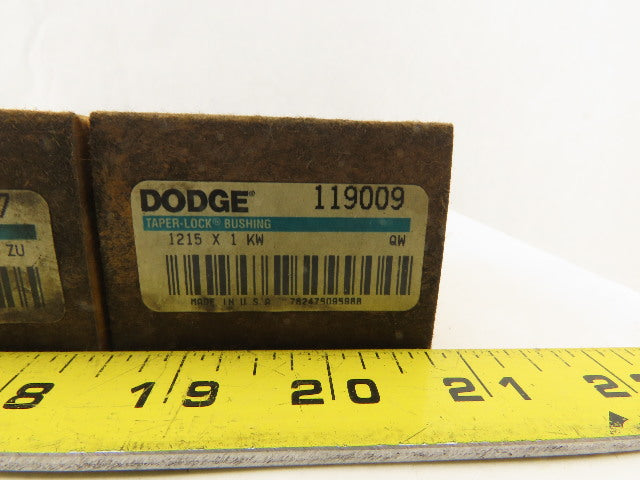 Dodge 119009 Taper Lock Bushing Assortment 3/4" 1" 7/8" Bores All NIB Lot Of 9