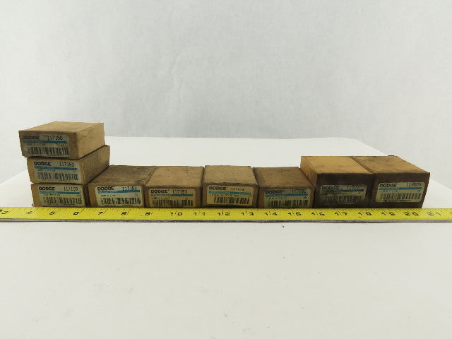 Dodge 119009 Taper Lock Bushing Assortment 3/4" 1" 7/8" Bores All NIB Lot Of 9