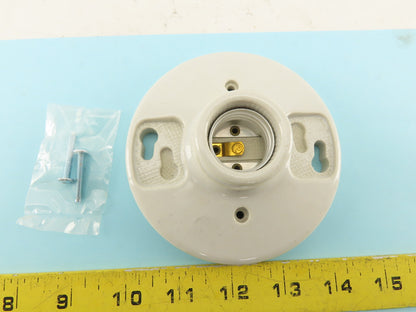 Pass & Seymour 272 Keyless Porcelain Medium Base Lampholder 660W 250V Lot Of 3