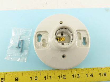 Pass & Seymour 272 Keyless Porcelain Medium Base Lampholder 660W 250V Lot Of 3