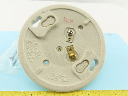 Pass & Seymour 272 Keyless Porcelain Medium Base Lampholder 660W 250V Lot Of 3