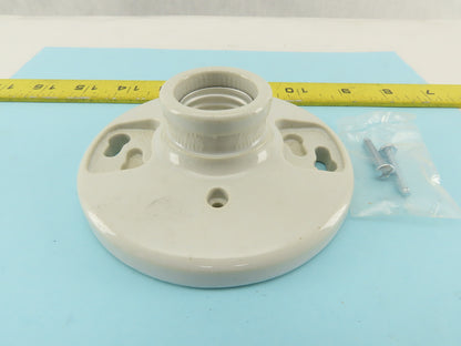 Pass & Seymour 272 Keyless Porcelain Medium Base Lampholder 660W 250V Lot Of 3