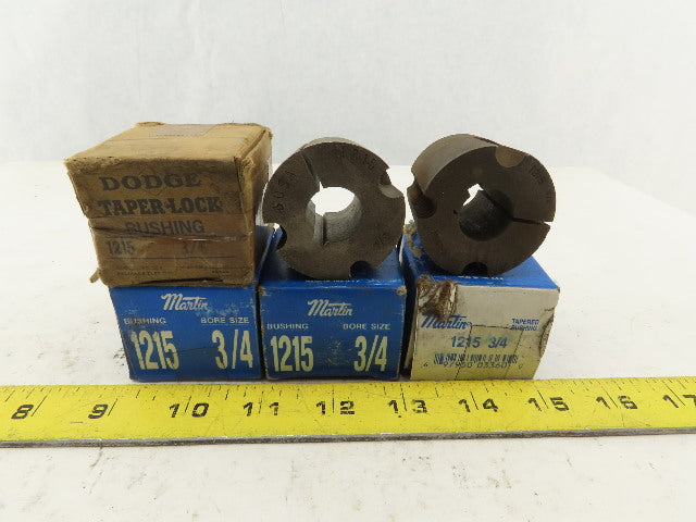 Martin 1251 Bushing 3/4" Bore Lot Of 6
