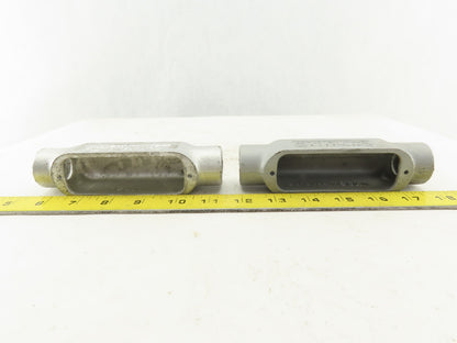 Appleton Unilet 3/4" C Form 35 Conduit Body Lot Of 2