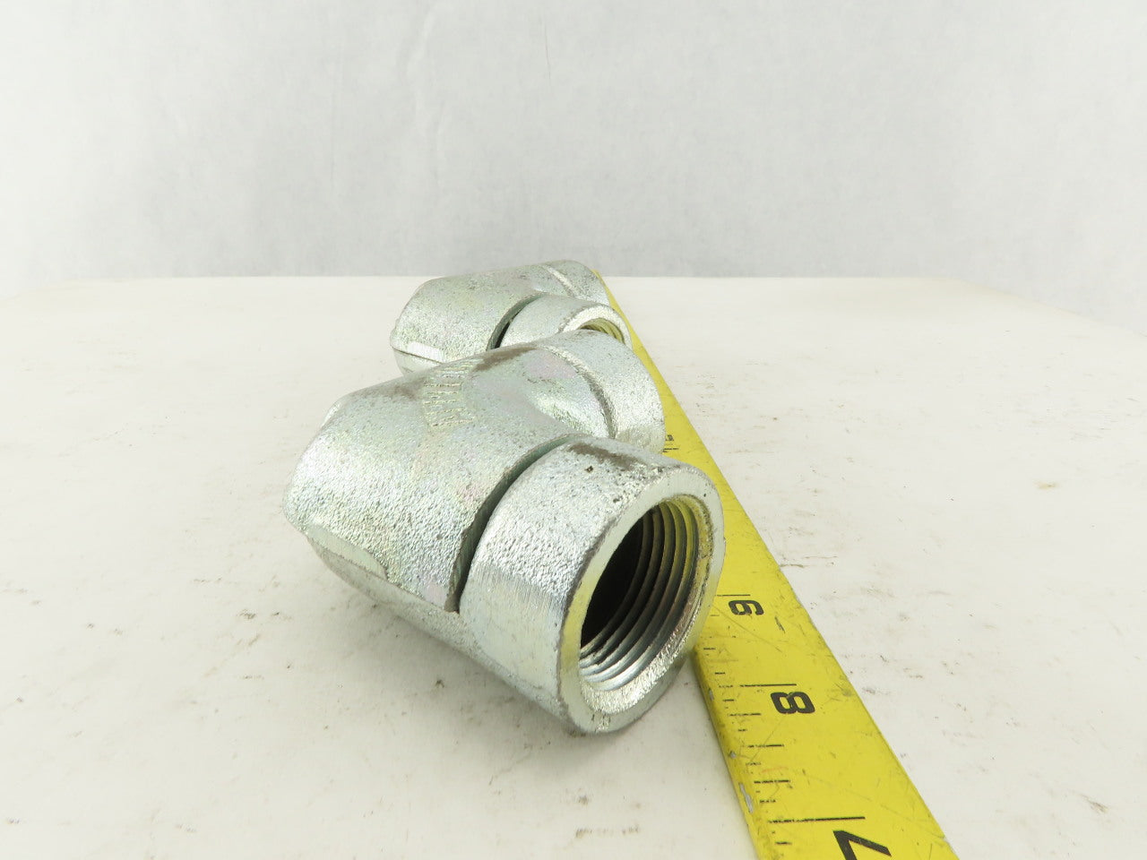 Appleton 1" Conduit Side Entry Pulling Elbow Galvanized 90° Lot OF 2