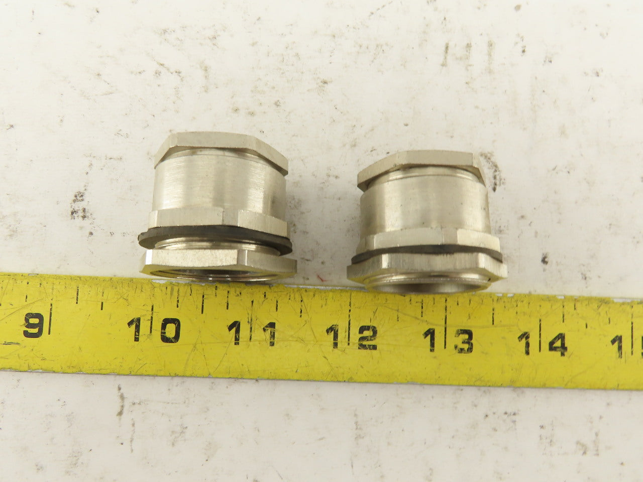 Wampfler 14mm Wide x 5mm Flat Cable Gland 28mm Connector Lot Of 2