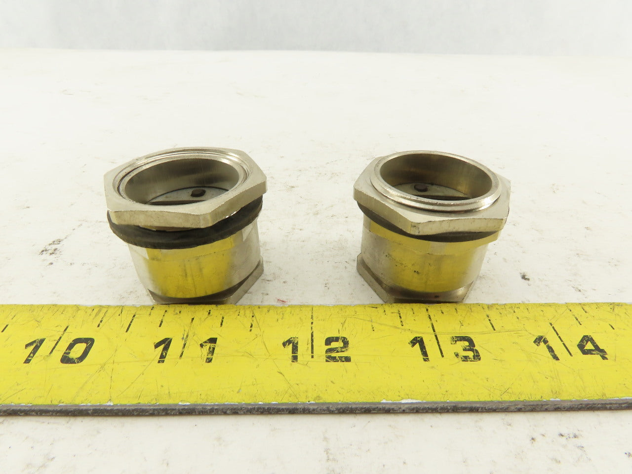 Wampfler 14mm Wide x 5mm Flat Cable Gland 28mm Connector Lot Of 2