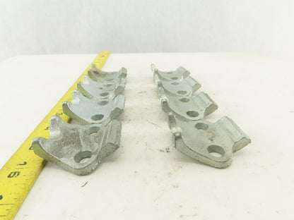 O-Z Gedney UBC50 1/2" Galvanized Right Angle  Saddle Brackets No U-Bolts Lot/ 8