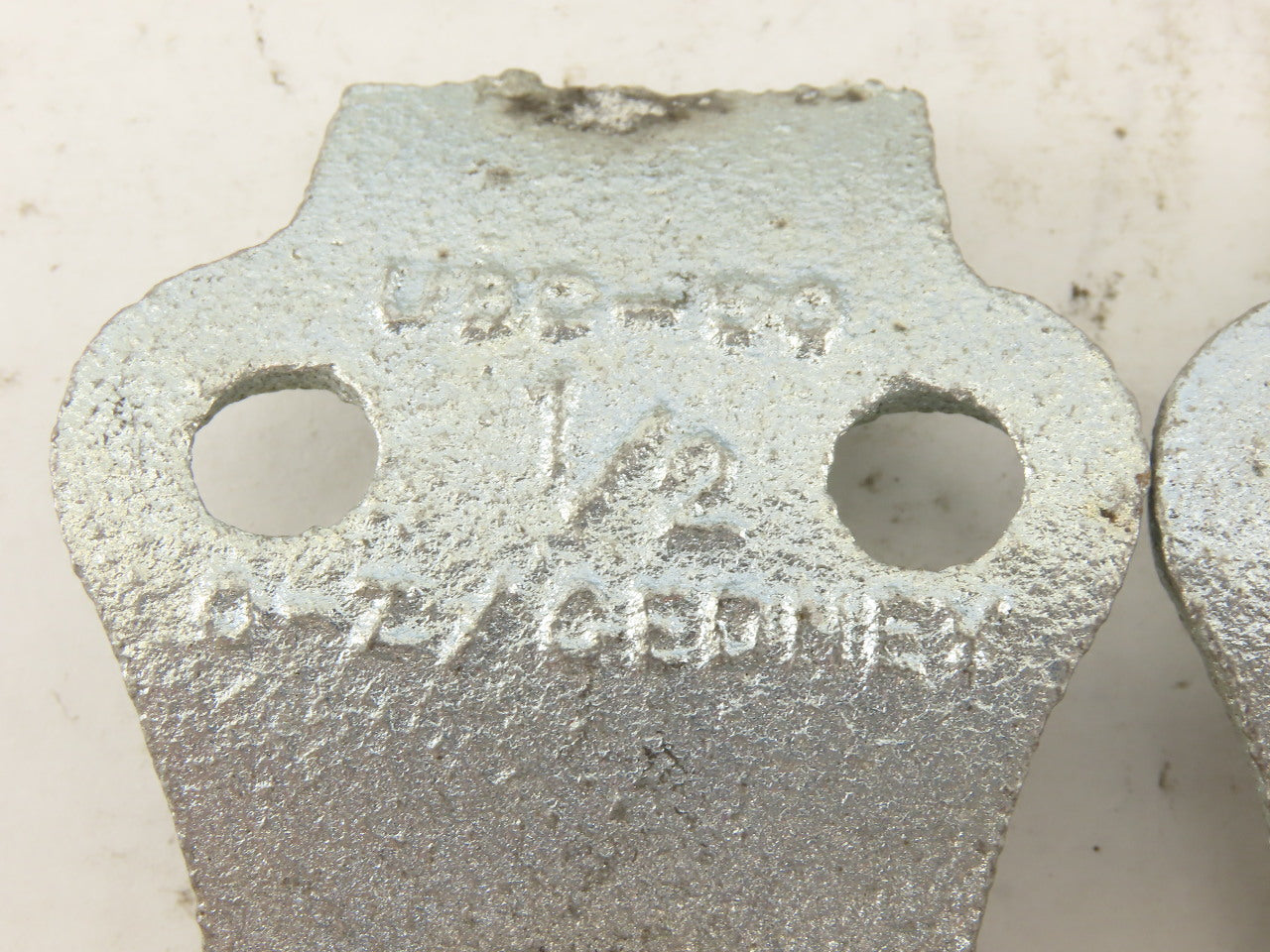 O-Z Gedney UBC50 1/2" Galvanized Right Angle  Saddle Brackets No U-Bolts Lot/ 8