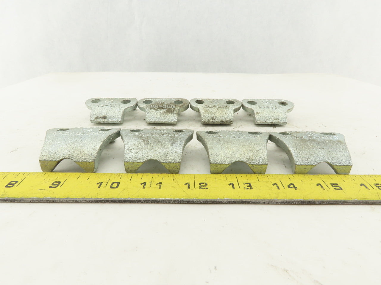 O-Z Gedney UBC50 1/2" Galvanized Right Angle  Saddle Brackets No U-Bolts Lot/ 8