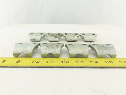 O-Z Gedney UBC50 1/2" Galvanized Right Angle  Saddle Brackets No U-Bolts Lot/ 8