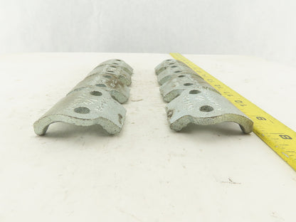 O-Z Gedney UBC50 1/2" Galvanized Right Angle  Saddle Brackets No U-Bolts Lot/ 8
