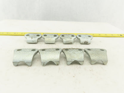 O-Z Gedney UBC50 1/2" Galvanized Right Angle  Saddle Brackets No U-Bolts Lot/ 8