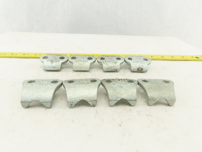 O-Z Gedney UBC50 1/2" Galvanized Right Angle  Saddle Brackets No U-Bolts Lot/ 8