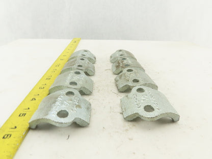 O-Z Gedney UBC50 1/2" Galvanized Right Angle  Saddle Brackets No U-Bolts Lot/ 8