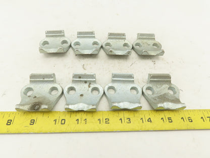 O-Z Gedney UBC50 1/2" Galvanized Right Angle  Saddle Brackets No U-Bolts Lot/ 8