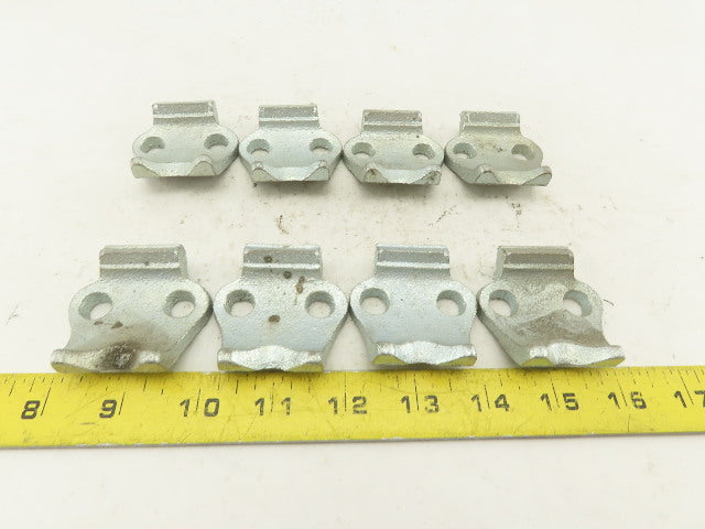 O-Z Gedney UBC50 1/2" Galvanized Right Angle  Saddle Brackets No U-Bolts Lot/ 8