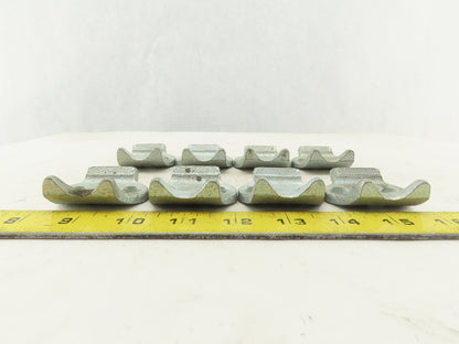 O-Z Gedney UBC50 1/2" Galvanized Right Angle  Saddle Brackets No U-Bolts Lot/ 8