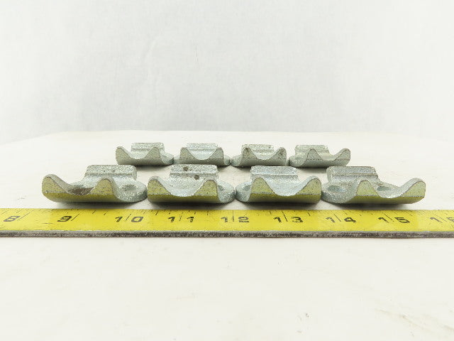 O-Z Gedney UBC50 1/2" Galvanized Right Angle  Saddle Brackets No U-Bolts Lot/ 8