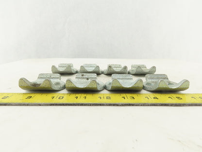 O-Z Gedney UBC50 1/2" Galvanized Right Angle  Saddle Brackets No U-Bolts Lot/ 8