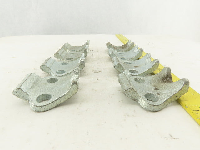 O-Z Gedney UBC50 1/2" Galvanized Right Angle  Saddle Brackets No U-Bolts Lot/ 8