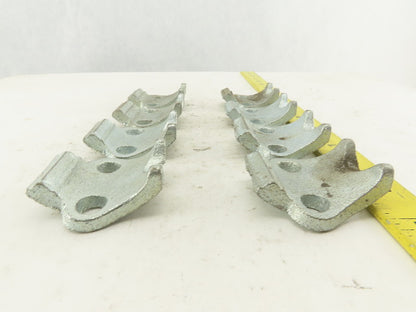 O-Z Gedney UBC50 1/2" Galvanized Right Angle  Saddle Brackets No U-Bolts Lot/ 8