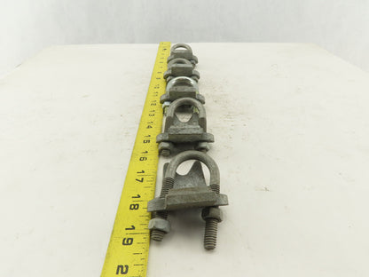 Appleton PC-50RA 1/2" Right Angle Saddle Clamp Lot Of 4