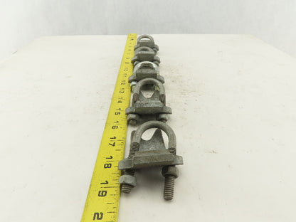 Appleton PC-50RA 1/2" Right Angle Saddle Clamp Lot Of 4