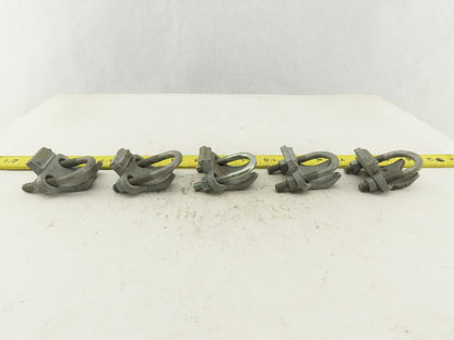 Appleton PC-50RA 1/2" Right Angle Saddle Clamp Lot Of 4