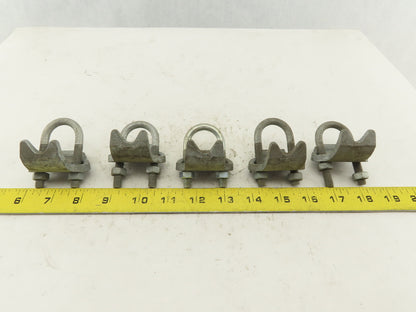 Appleton PC-50RA 1/2" Right Angle Saddle Clamp Lot Of 4