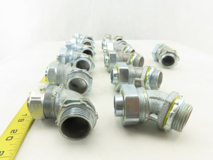 Appleton 1" x 1" Box Connector Liquid Tight Conduit Elbows 45° 90°  Mixed Lot/13