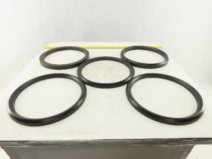 Loewy Machinery Packing Rings 180 x 210 x 50.5mm Set Base Ring and 4 U-Cup Seals