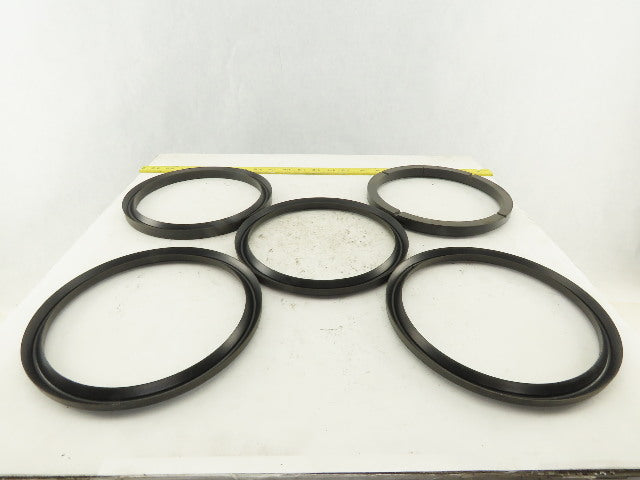 Loewy Machinery Packing Rings 180 x 210 x 50.5mm Set Base Ring and 4 U-Cup Seals