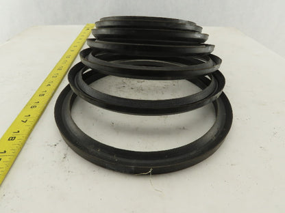 AVSP824-01 8-3/16" OD x 7" ID Packing Ring Set Base U-Cup Lot Of 7