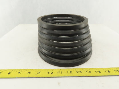8-1/4" OD X 7" ID Hydraulic Seal U-Cup Kit 2-10/4" Thick Stack Lot Of 7