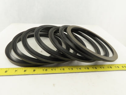 8-1/4" OD X 7" ID Hydraulic Seal U-Cup Kit 2-10/4" Thick Stack Lot Of 7