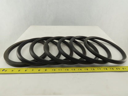 8-1/4" OD X 7" ID Hydraulic Seal U-Cup Kit 2-10/4" Thick Stack Lot Of 7