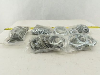 Appleton Conduit Fitting Lock Nut Assortment 2-1/2"-1/2" 100+ Pcs.