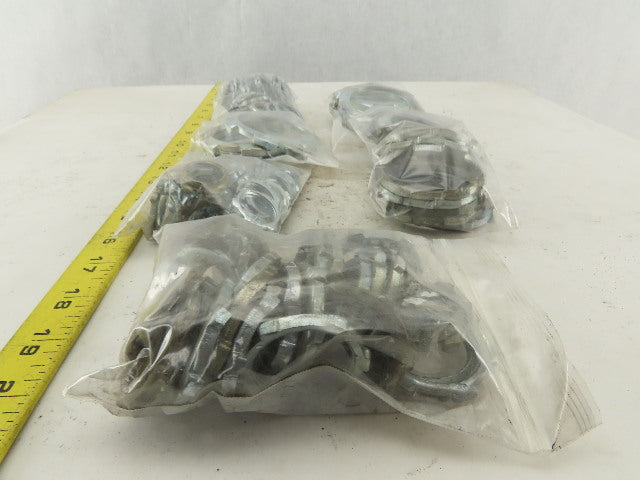 Appleton Conduit Fitting Lock Nut Assortment 2-1/2"-1/2" 100+ Pcs.