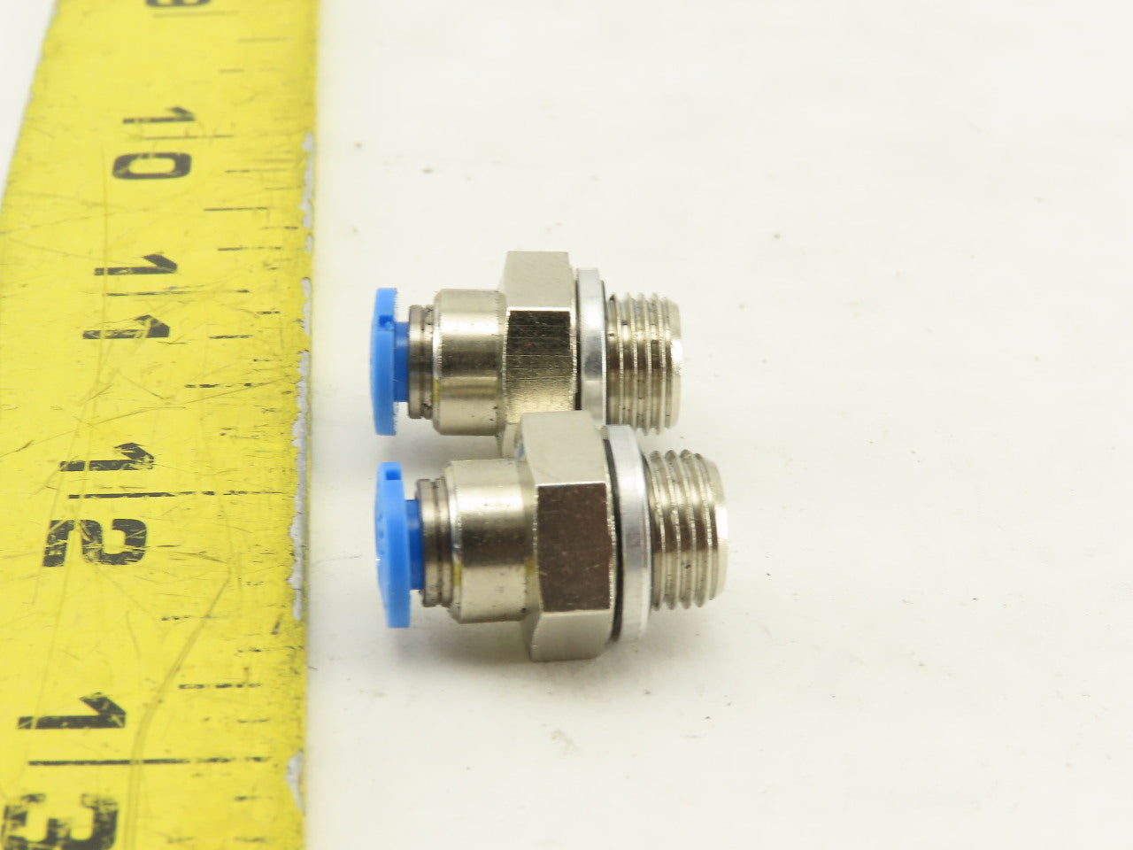 Festo 4mm Tube Push To Connect G1/8 Male Stainless Steel Fitting Lot Of 2