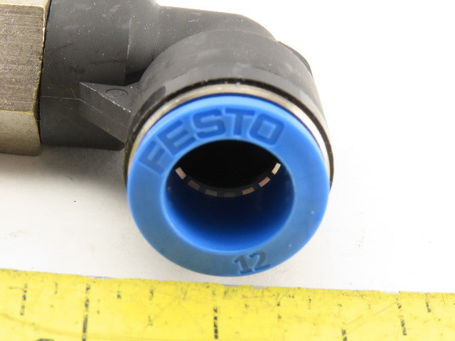 Festo 12mm Tube Push To Connect 3/4" NPT Elbow 90° Lot Of 2