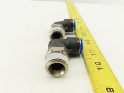 Festo 12mm Tube Push To Connect 3/4" NPT Elbow 90° Lot Of 2