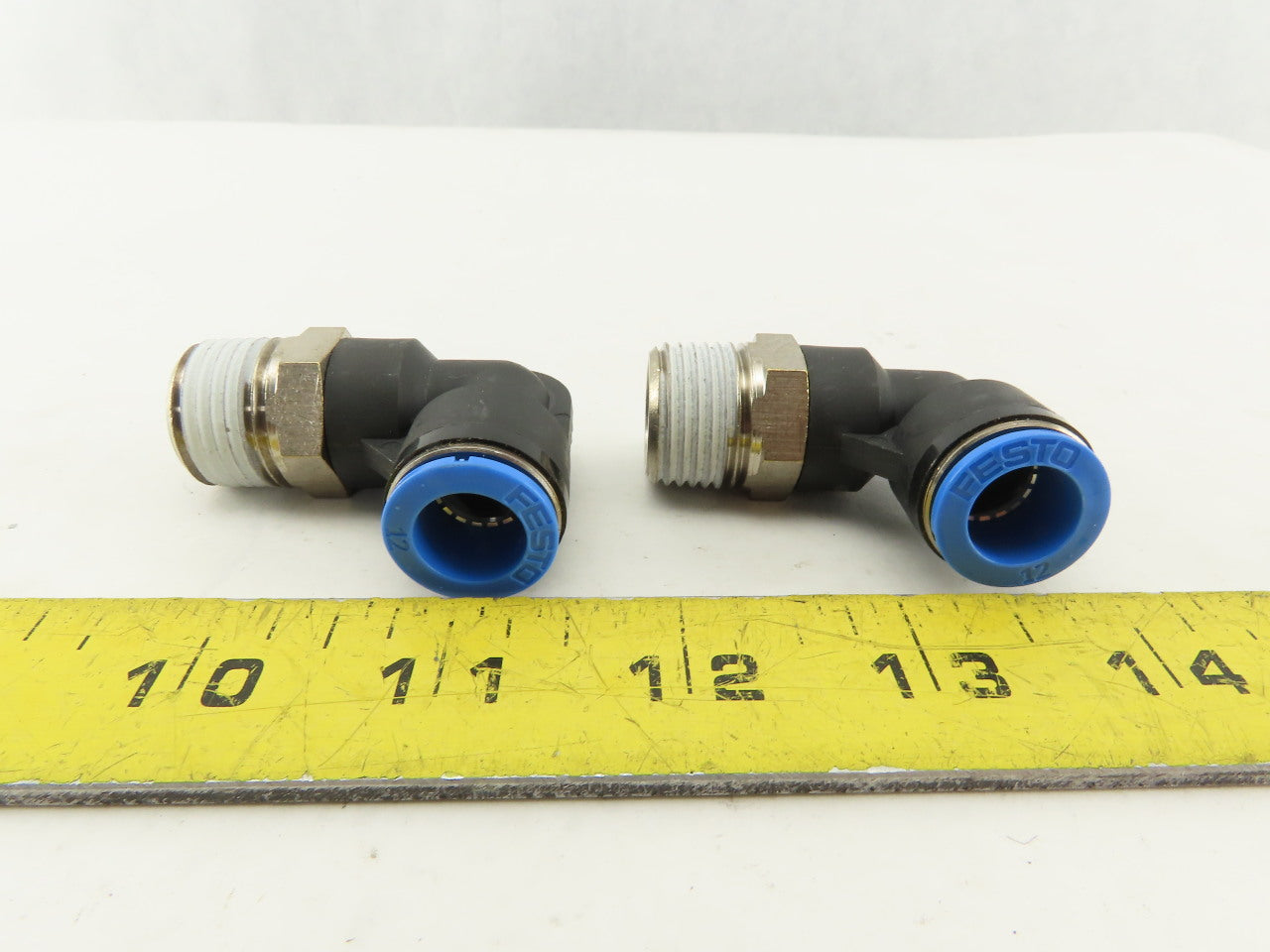 Festo 12mm Tube Push To Connect 3/4" NPT Elbow 90° Lot Of 2