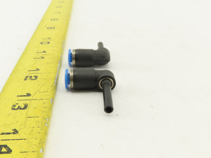 Festo 4mm Tube Push To Connect 4mm Stem Adapter Elbow 90° Lot Of 2