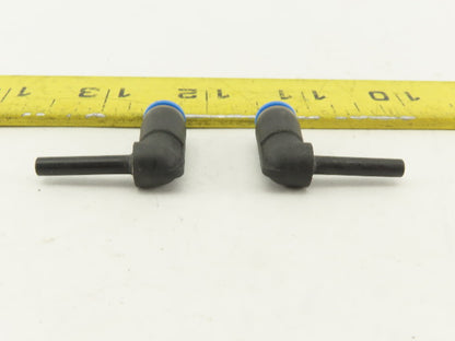 Festo 4mm Tube Push To Connect 4mm Stem Adapter Elbow 90° Lot Of 2