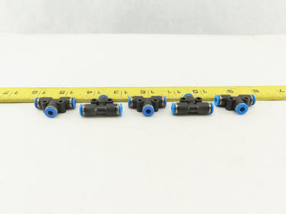 Festo 4mm Tube Push To Connect Tee Fitting Lot Of 5