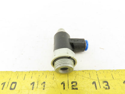Festo 6mm Tube Push To Connect 3/8 90° Elbow Check Valve Flow Control